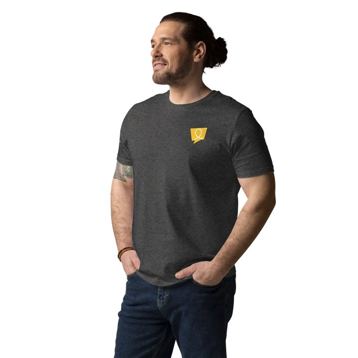CoasterTalk T-Shirt aus Bio-Baumwolle mit gedrucktem Logo – Early Bird Edition product image (2)