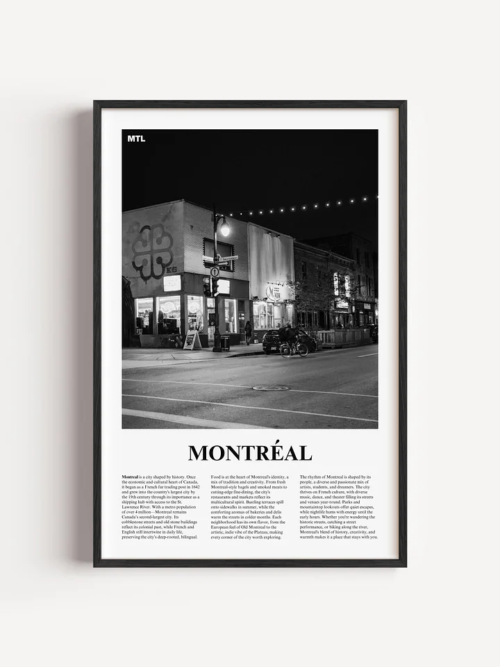 Montreal 02 Newspaper Poster product image (1)