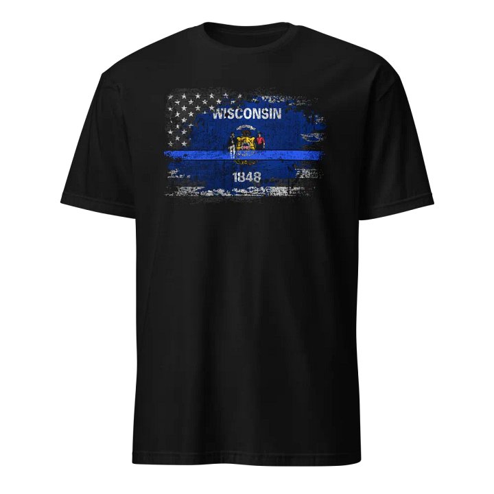 Wisconsin Thin Blue Line Flag product image (1)