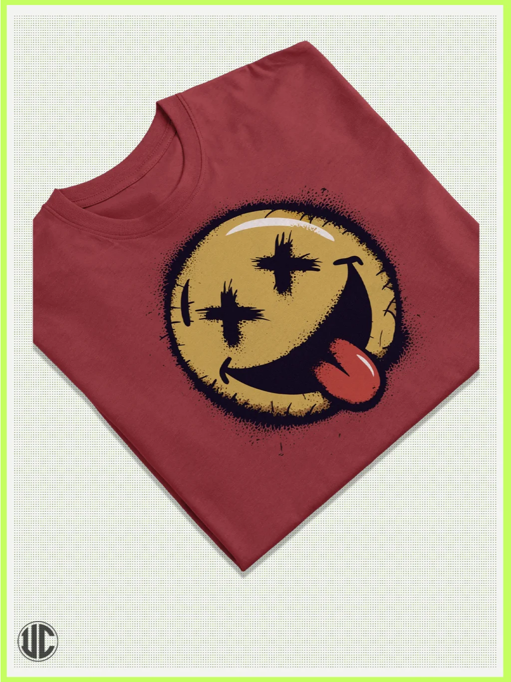 X Smiley – Heavyweight T-Shirt product image (2)