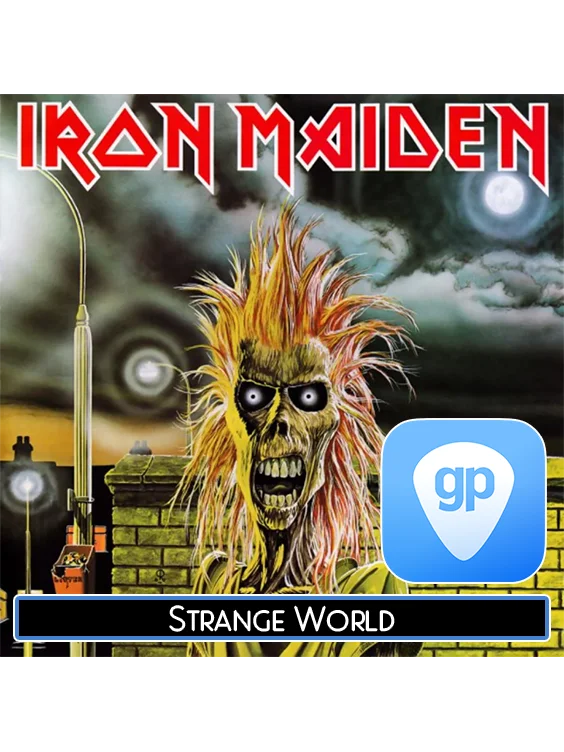 Strange World | PDF Tab + Guitar Pro | Iron Maiden product image (1)