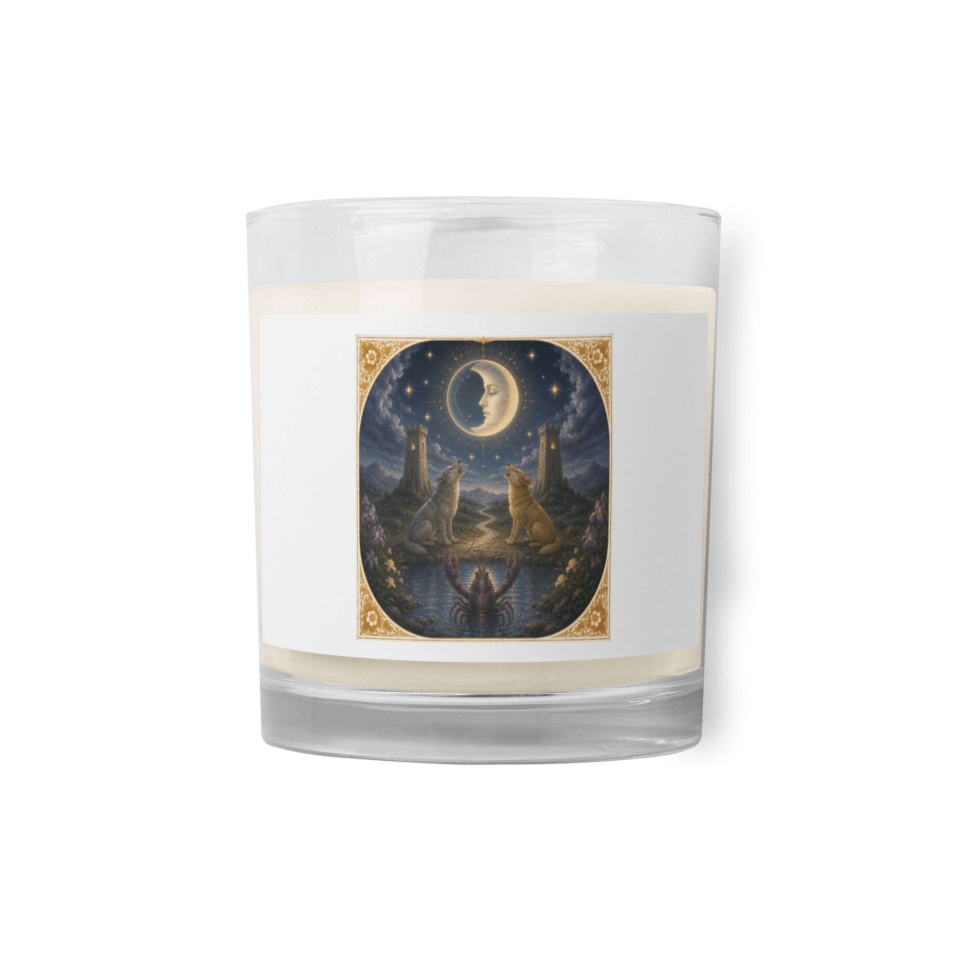 ​🌙 Bougie "L'Arcane XVIII : La Lune" – Rêves & Inconscient product image (1)
