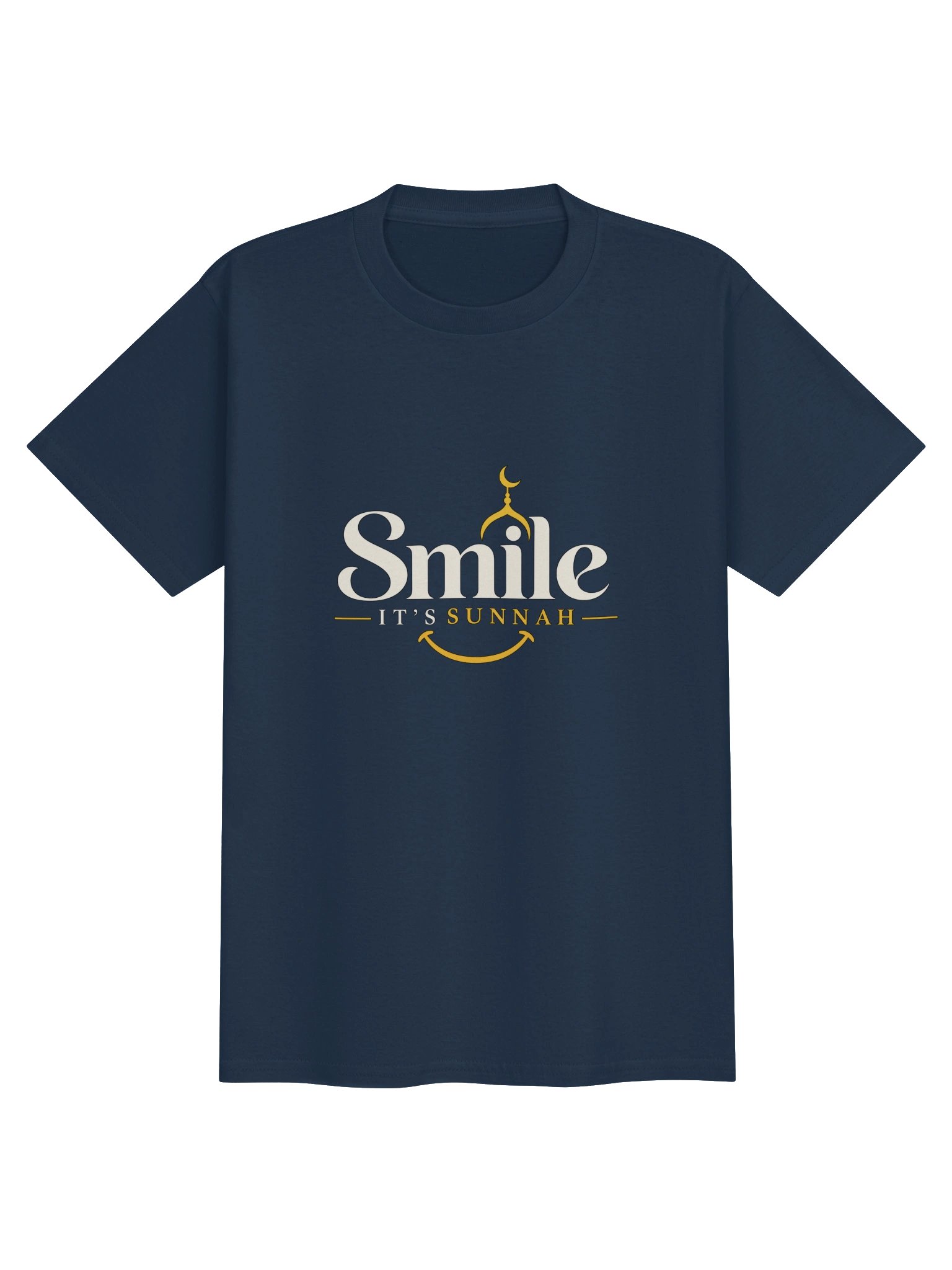 Smile It's Sunnah Kids T-Shirt | Bold Islamic Youth Tee for Boys and Girls product image (1)