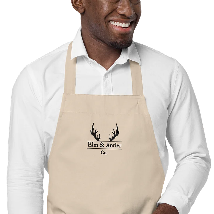Elm & Antler Co. - Embroidered Organic Cotton Apron product image (1)