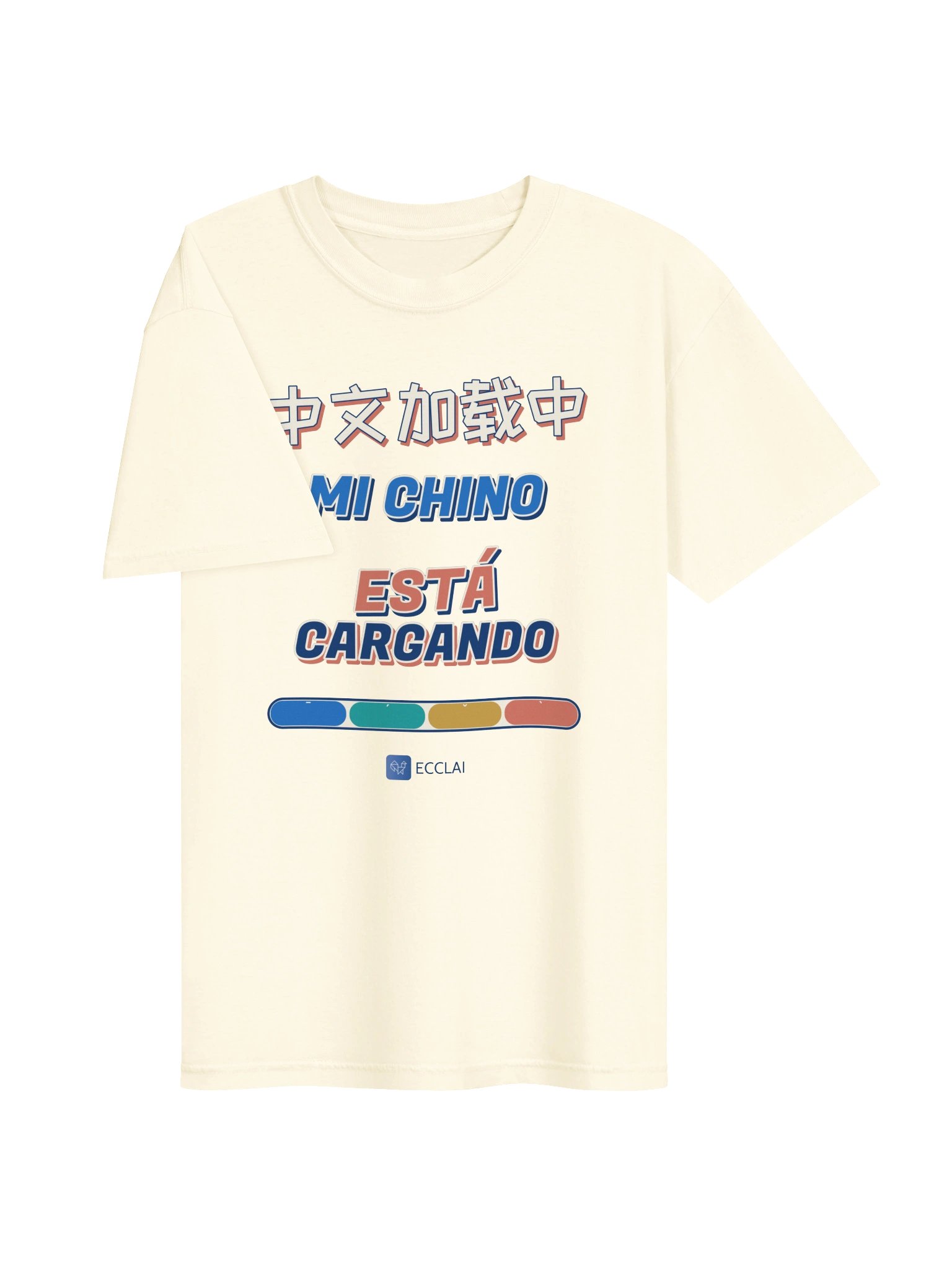 Camiseta marfil ECCLAI - Mi chino está cargando product image (3)