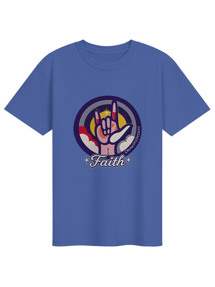 ASL Faith Shirt | Sign Language I Love You T-Shirt | Christian ASL Tee | Deaf Awareness Shirt | Inspirational Faith Apparel Gift product image (3)