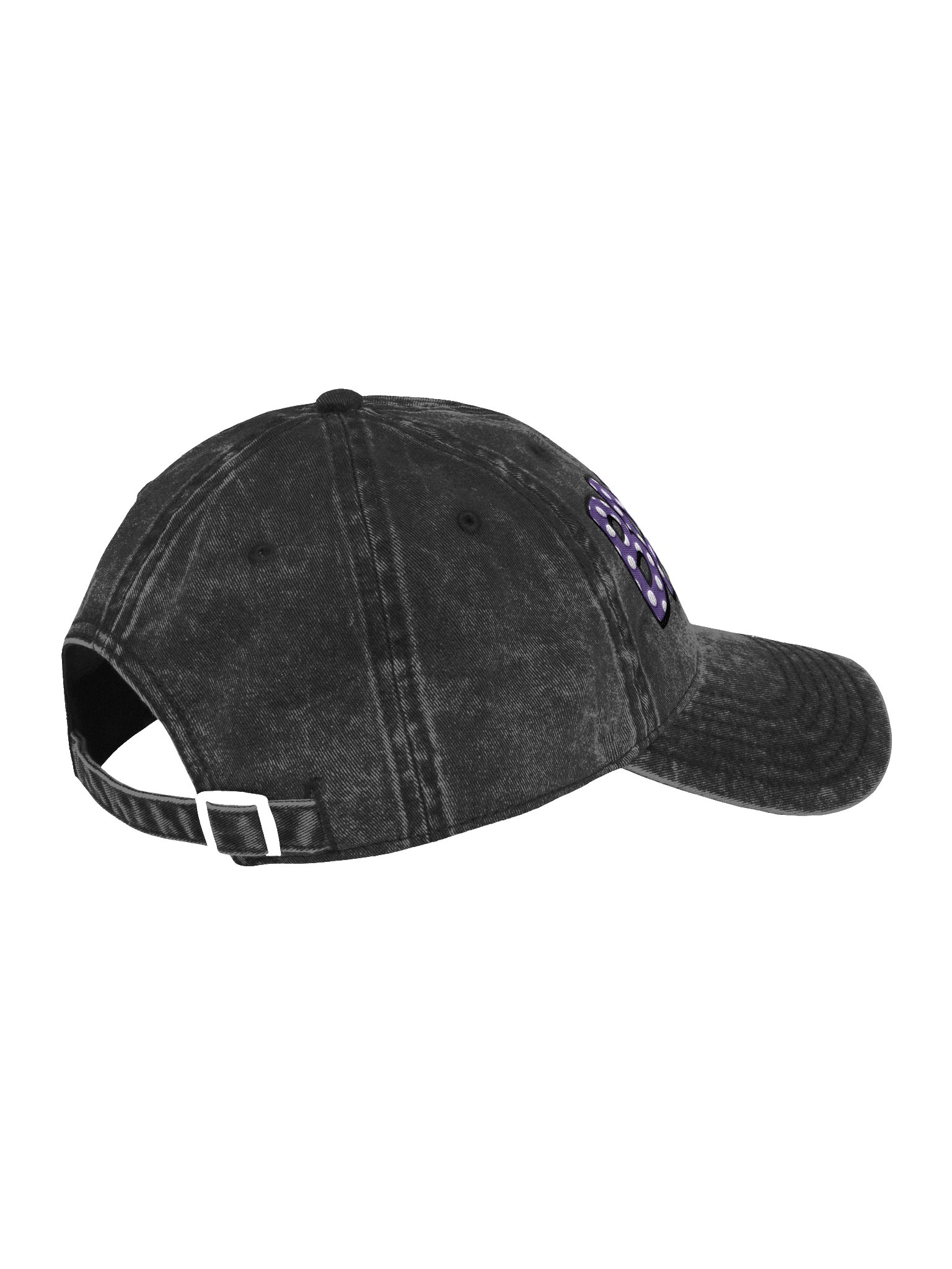 Badgers Purple & White Polka Dot Vintage Hat product image (18)