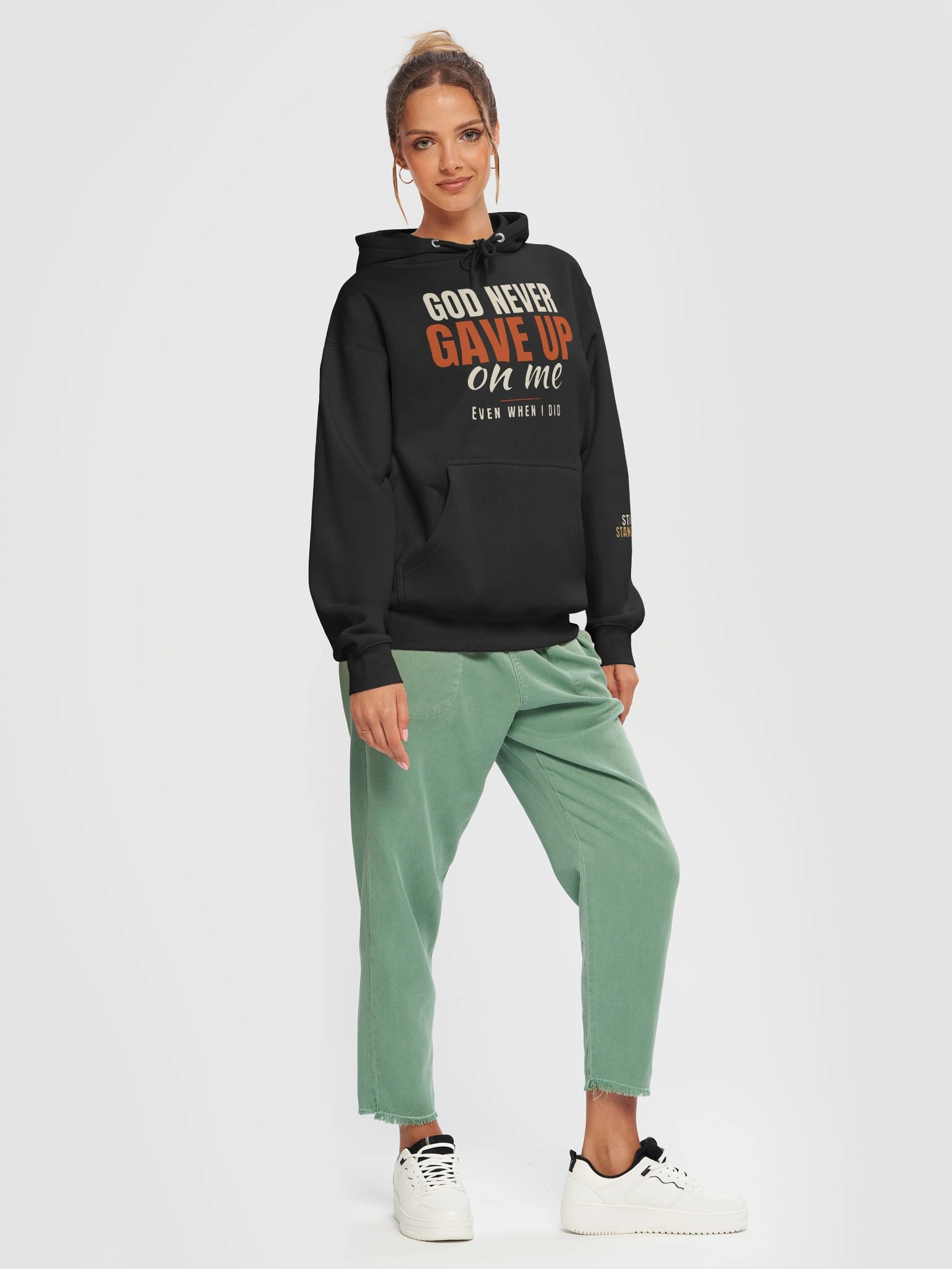 God Never Gave Up On Me — Premium Christian Hoodie product image (7)
