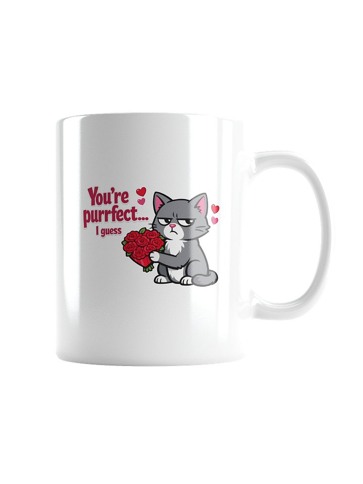 "You're Purrfect I Guess" Grumpy Cat Valentine's Mug product image (2)