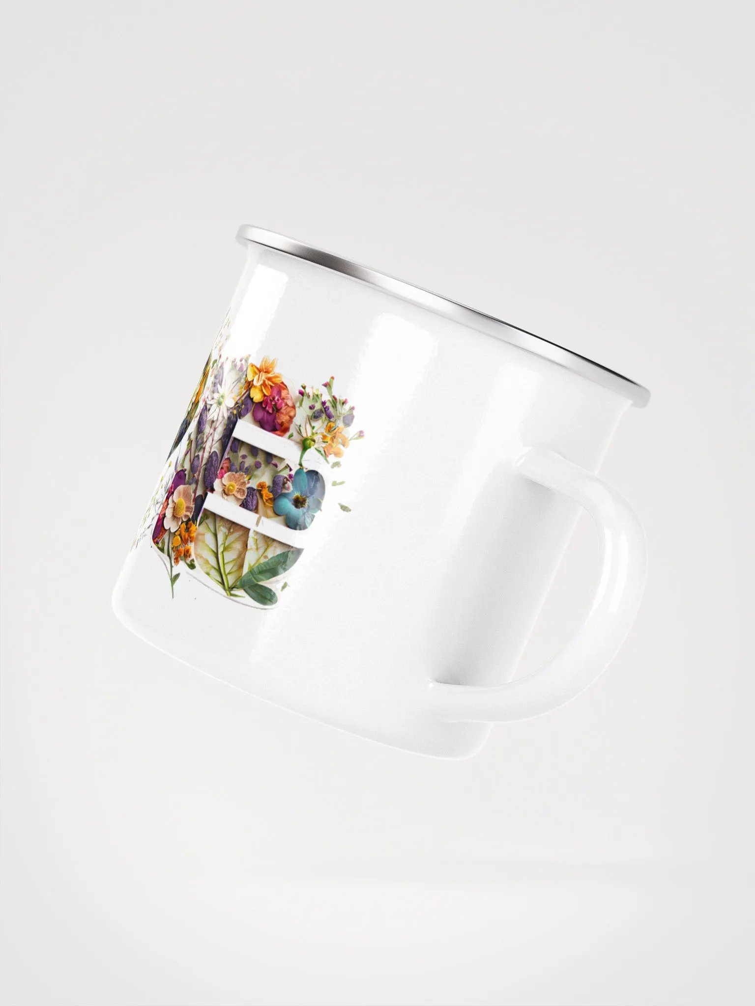 Floral Hope Enamel Mug product image (3)