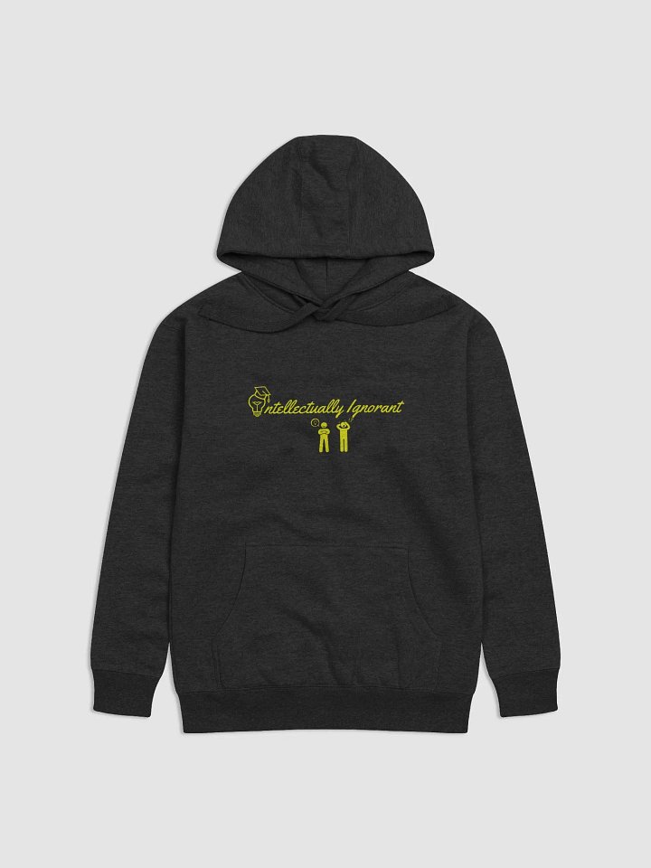Intellectually Ignorant ( Yellow Logo) premium Hoodie product image (5)