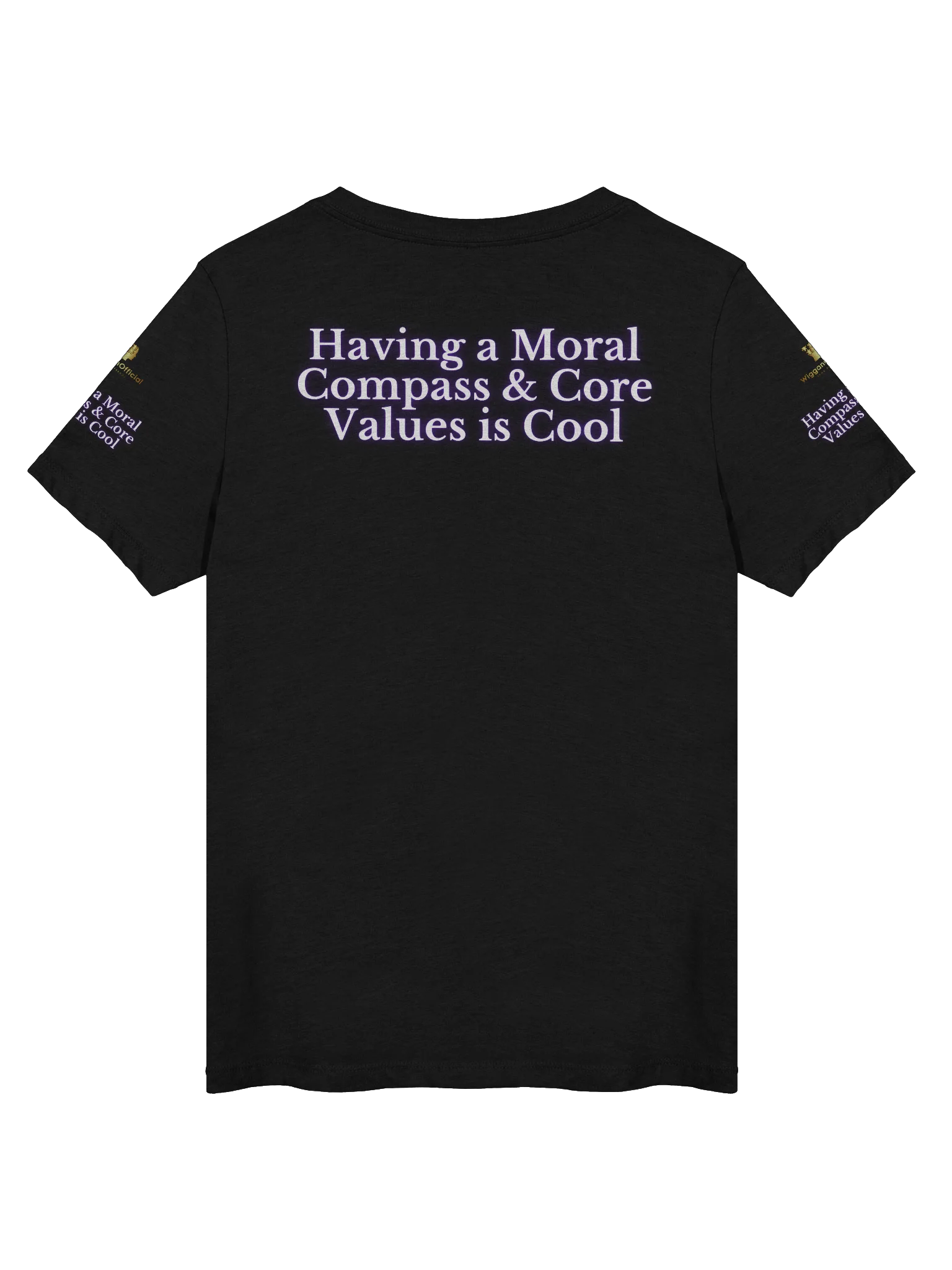 WigganOfficial “Having a Moral Compass & Core Values Is Cool” Women's Relaxed V-Neck T-Shirt product image (2)