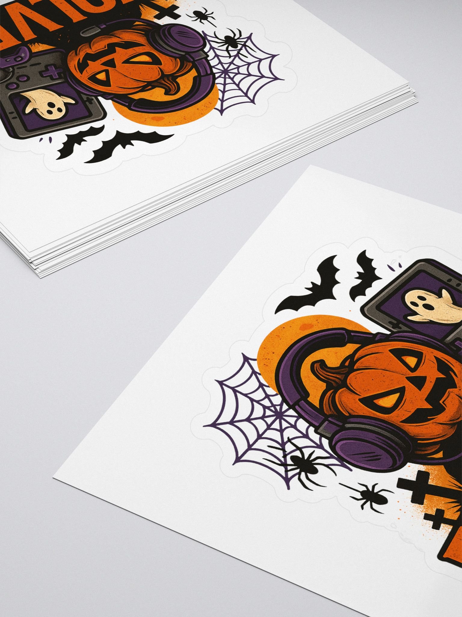 Gamer's Halloween Sticker Set product image (4)