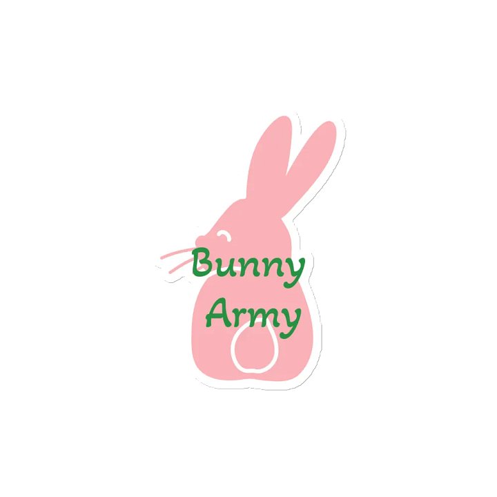 Bunny Army Magnet product image (2)