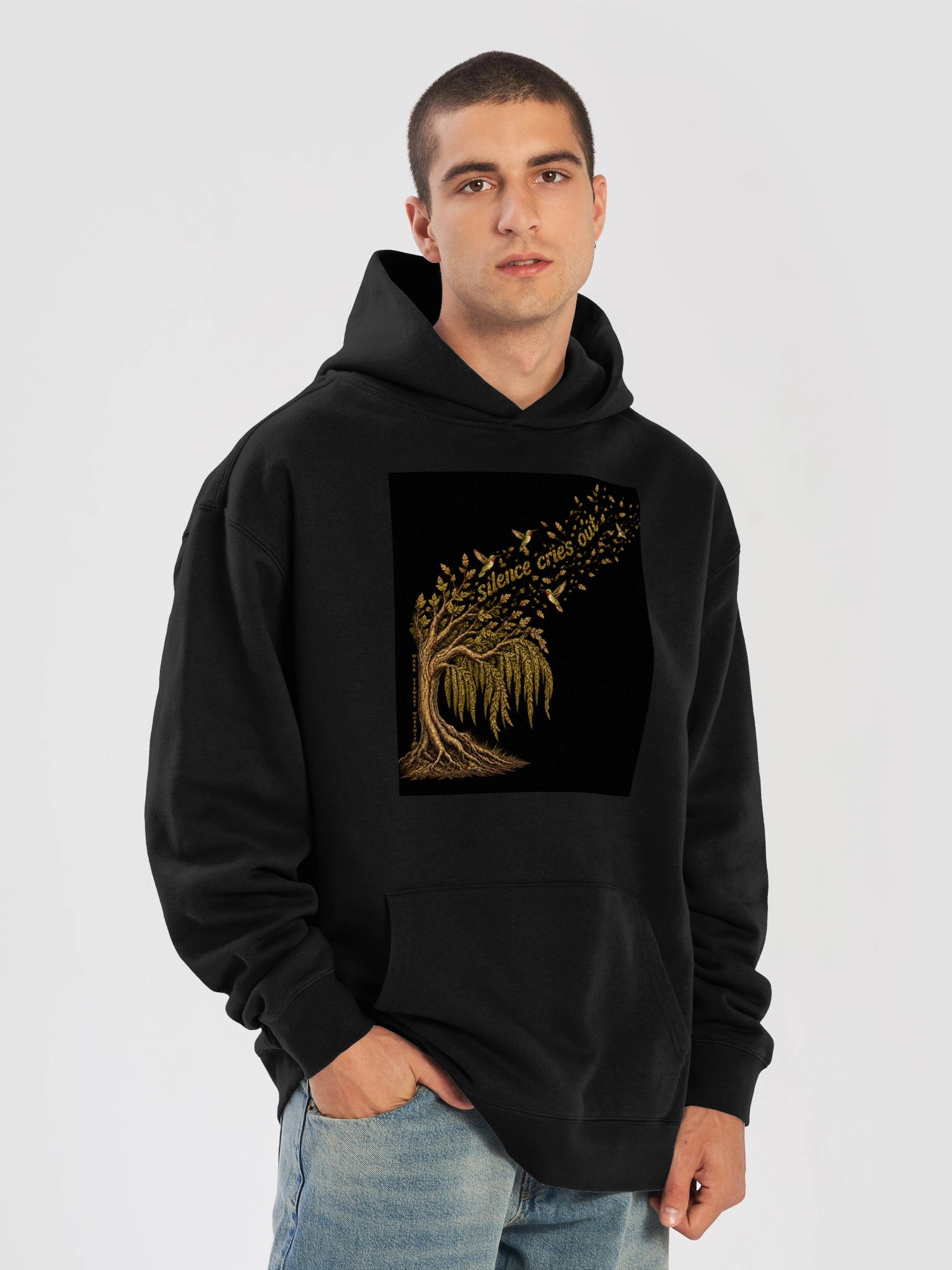 Guys Black Hoodie product image (7)