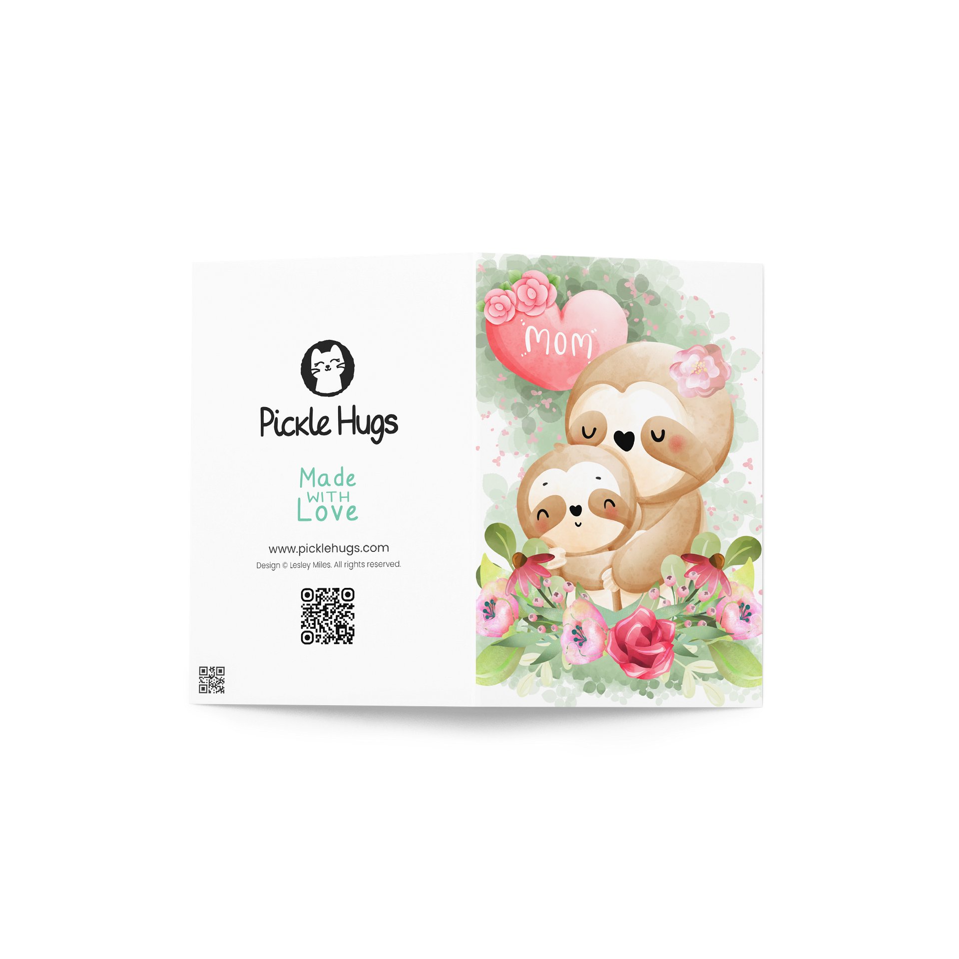 Mom Cute Sloth Card product image (3)