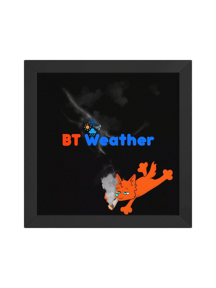 2026 BT Weather Framed Wall Poster product image (2)