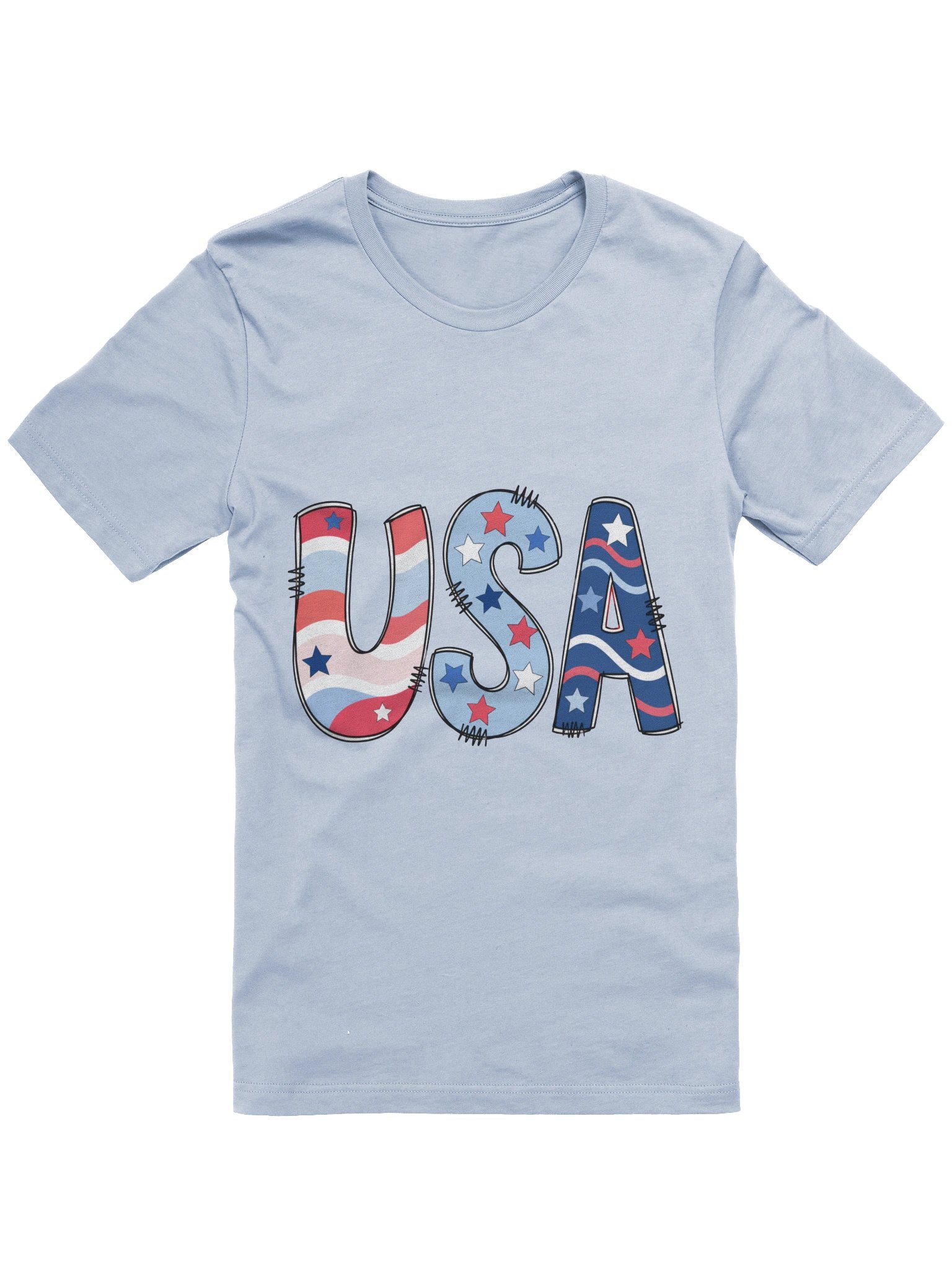 Patchwork USA Graphic Tee product image (2)