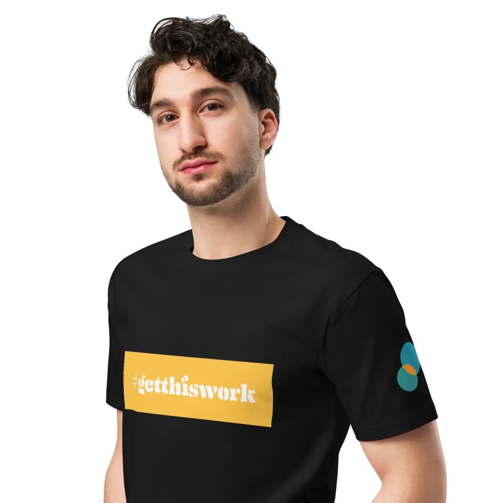 Stylized #GetThisWork Unisex Tee product image (5)