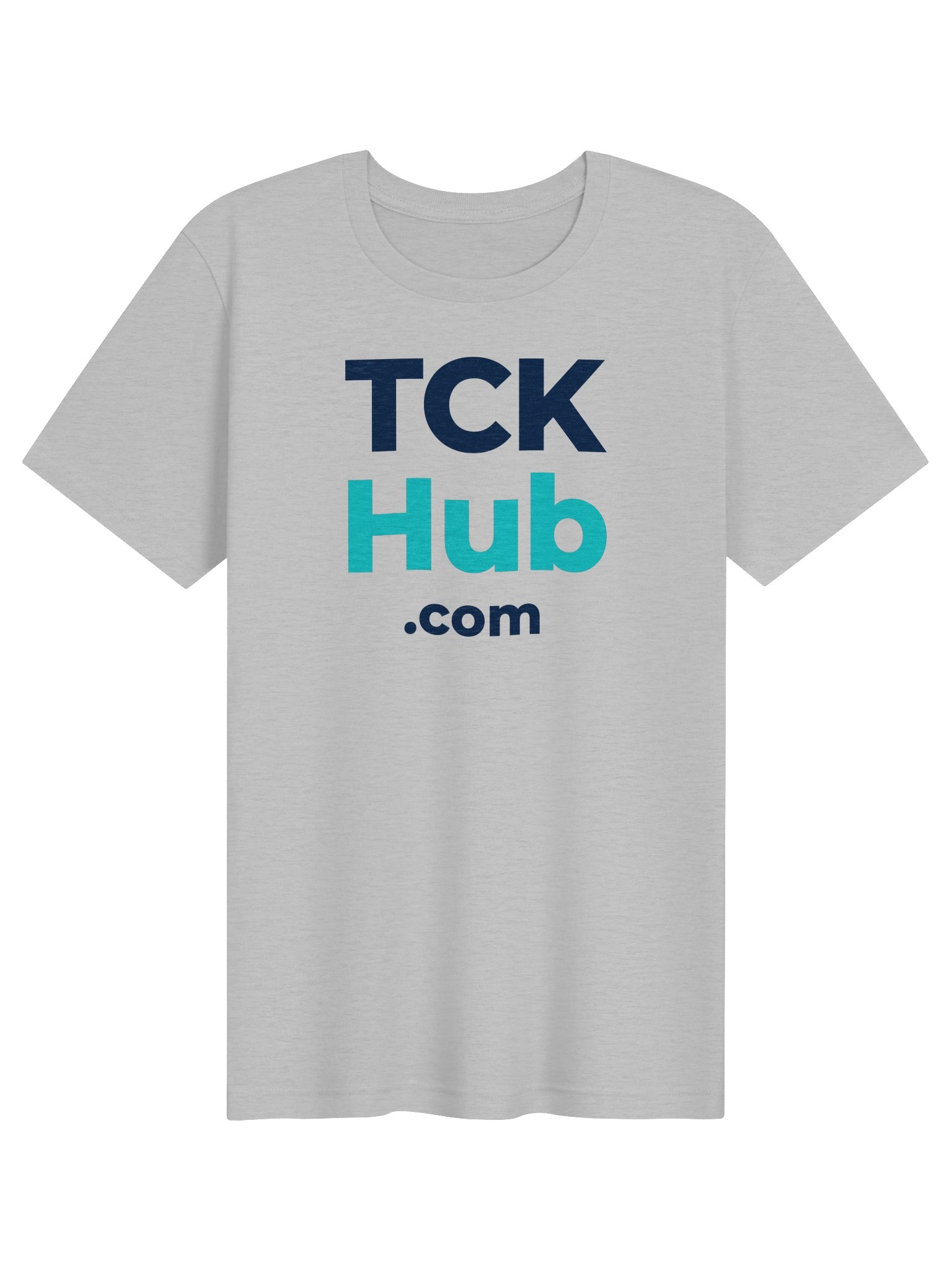 TCK Hub Stacked Logo Tee, Center Chest (Navy Print) product image (1)
