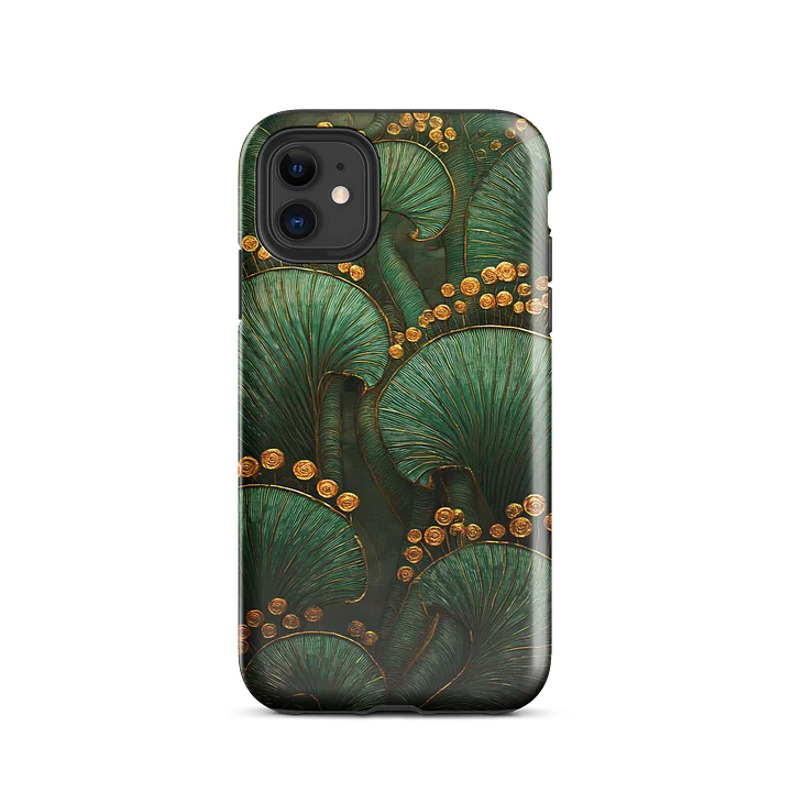 Verdant Filigree iPhone Case – Gilded Botanical Design product image (2)