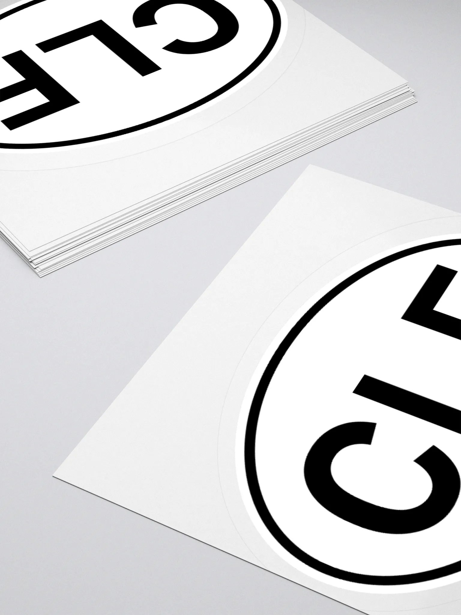 CLF Oval Sticker product image (4)