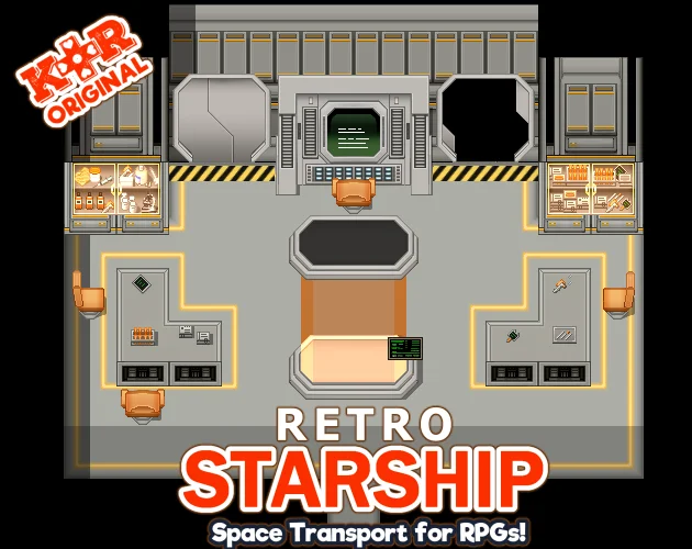 SAMPLE MAPS: Retro Starship product image (1)