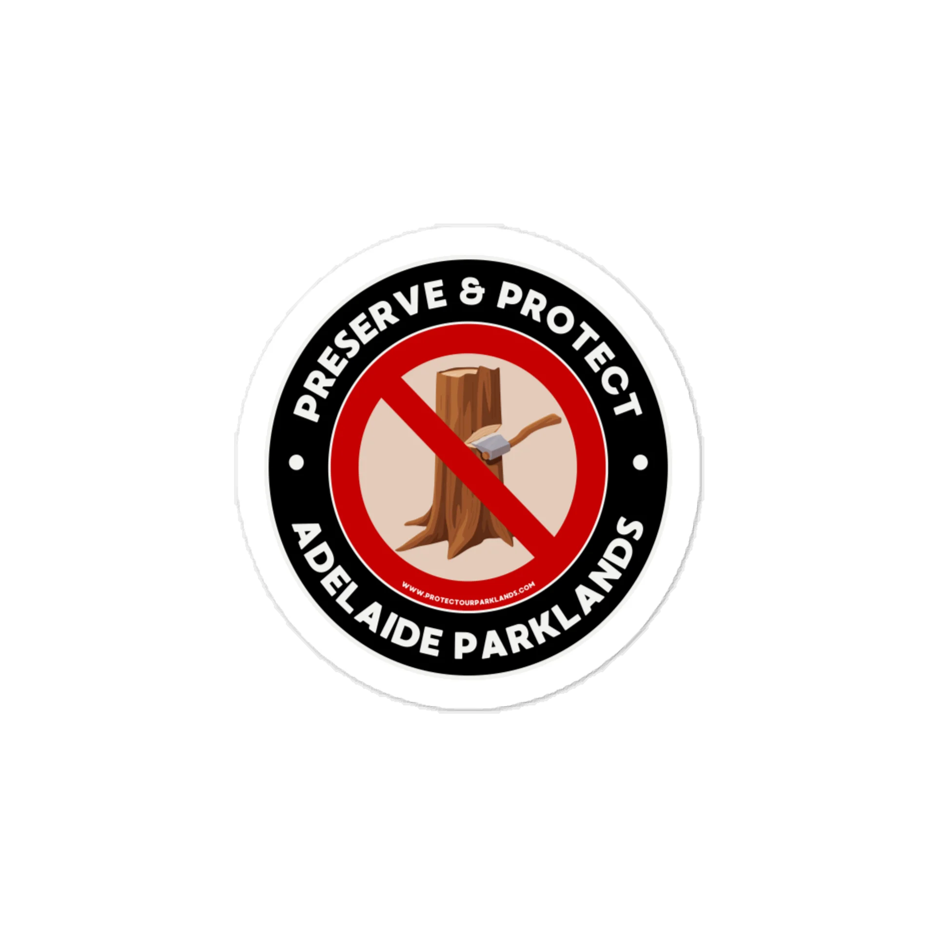 Preserve & Protect Adelaide Parklands Decal product image (1)
