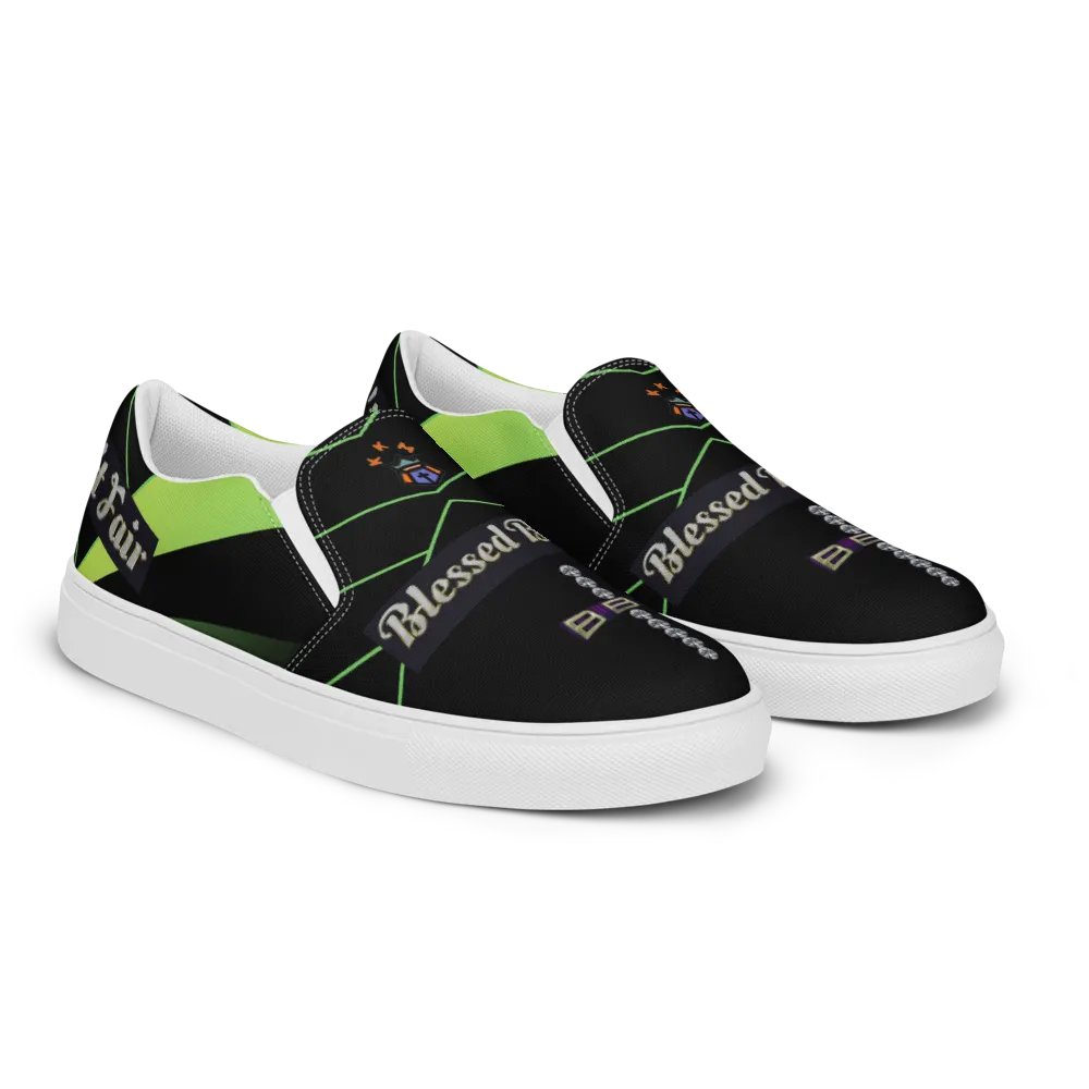BBG Lime Green and Black Women's Slip On product image (9)