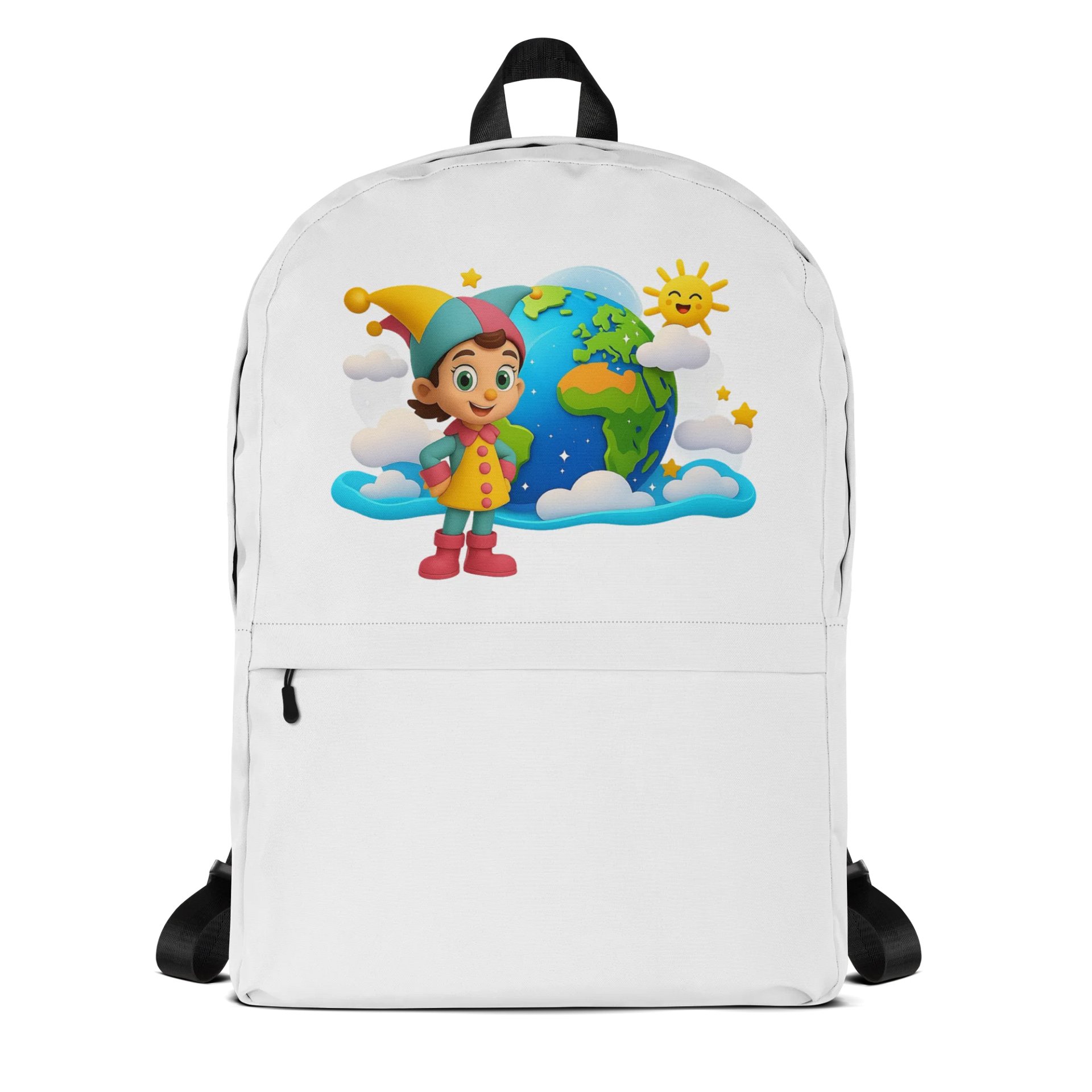 🌍 JessyJesty “Earth Adventure” Backpack – Colorful, Eco-Inspired Style for Daily Explorers product image (1)