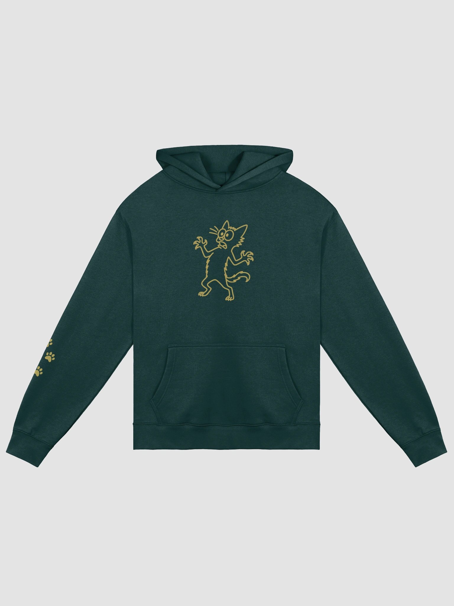 Scaredy Cat Unisex Oversized Hoodie-Paws product image (1)