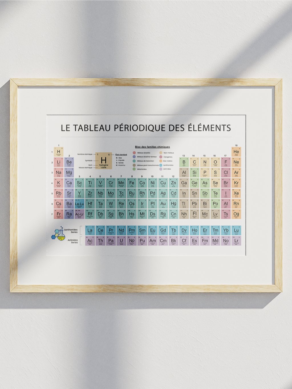 Tableau périodique moderne – Poster éducatif (Chimie | Salle de classe | Décoration STEM) product image (4)