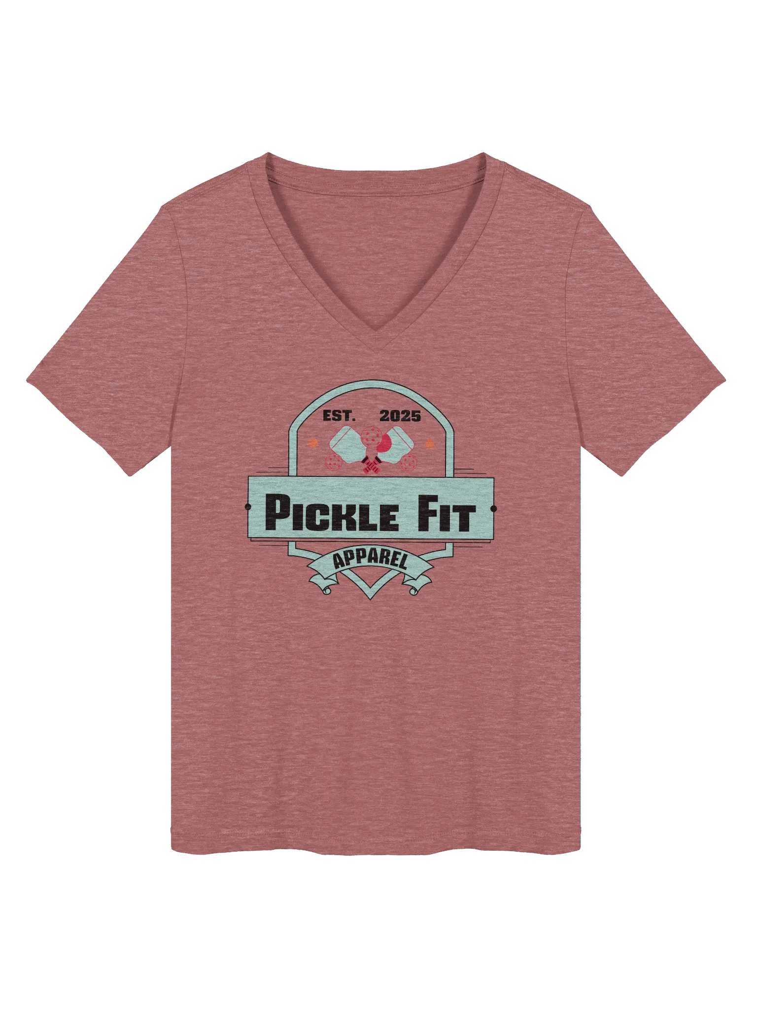 Pickle Fit Logo V-Neck Tee Womens product image (1)