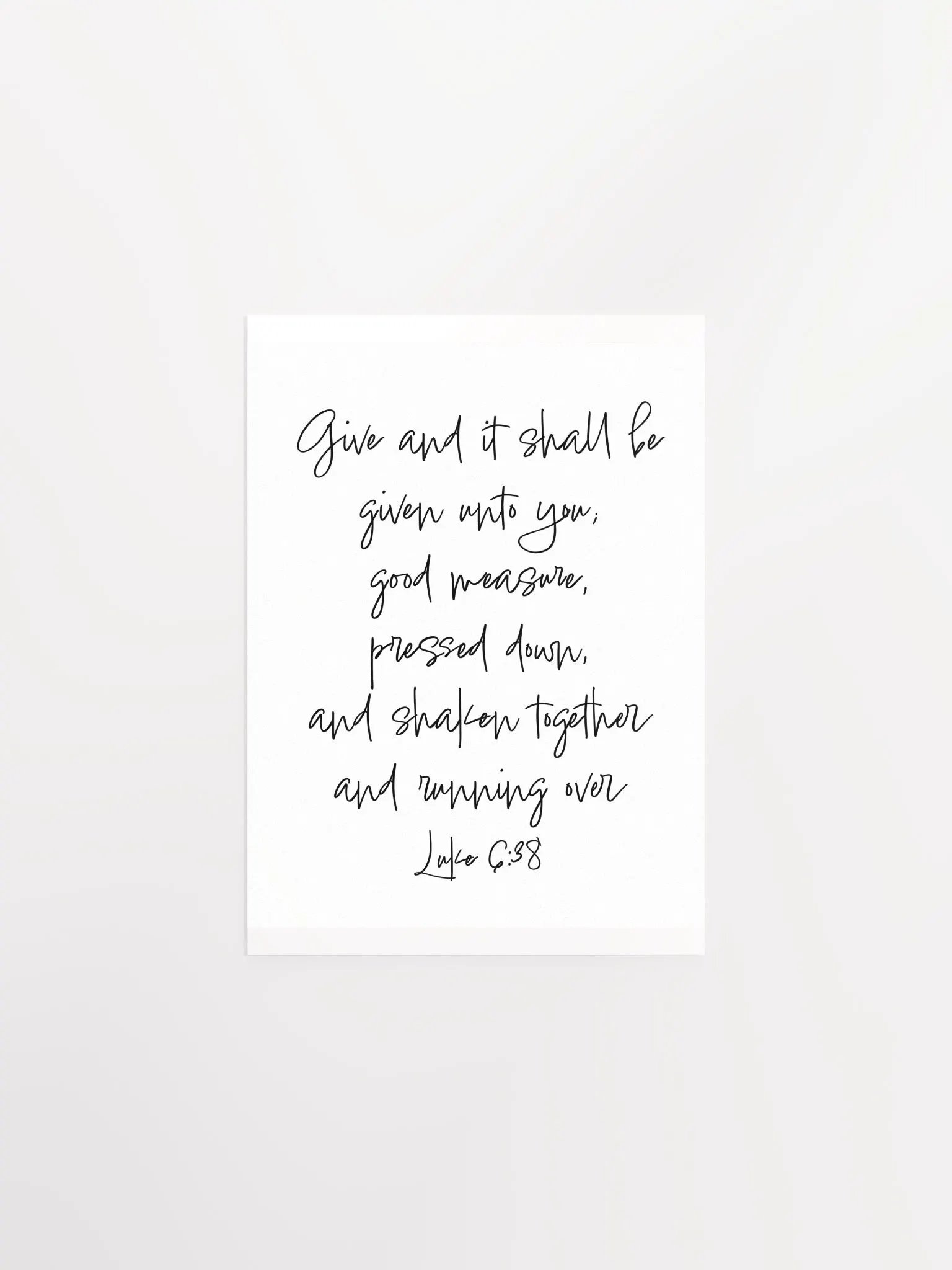 Shall Be Given Unto You - Print product image (1)