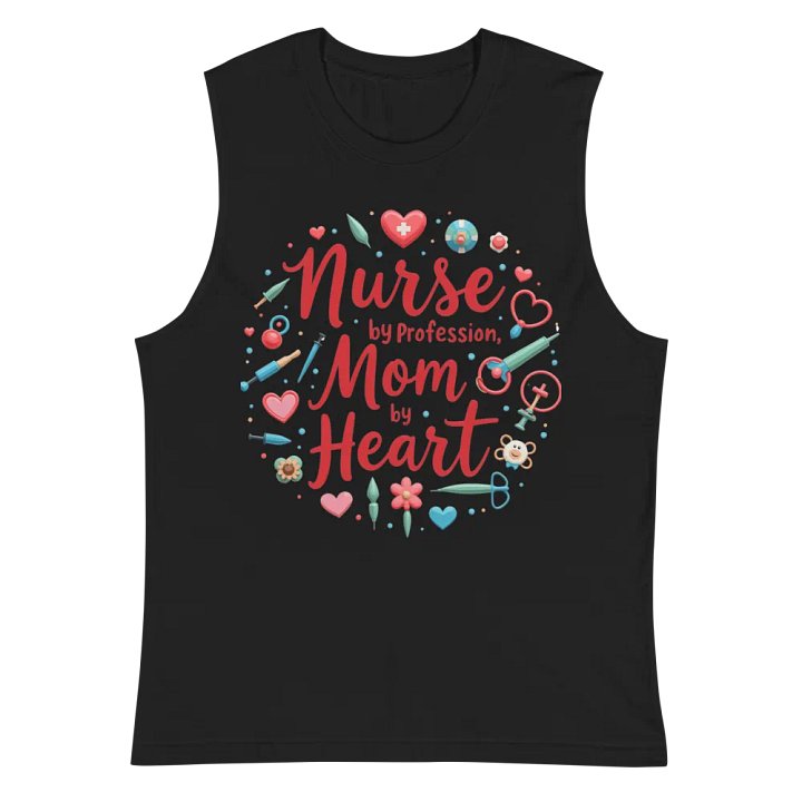 mom Nurse by Heart Muscle Tank product image (3)