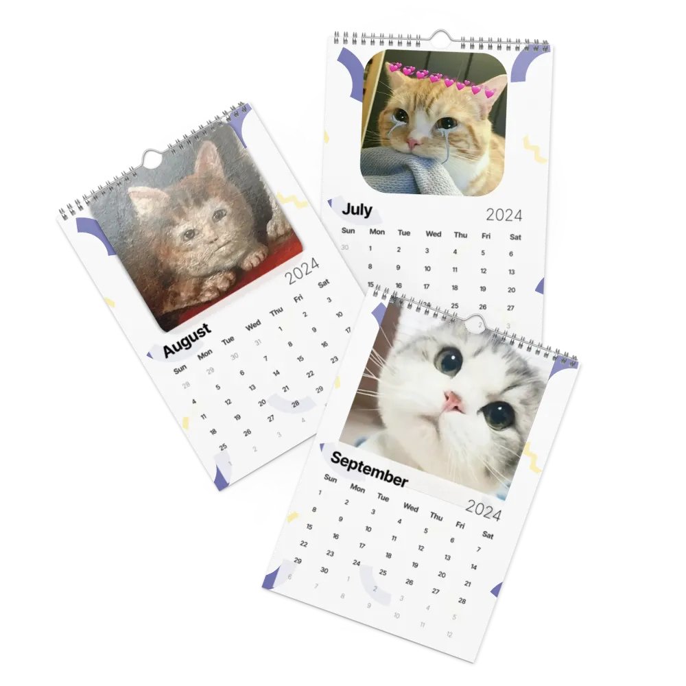 Wall Calendar (2024): Meme Cats product image (11)