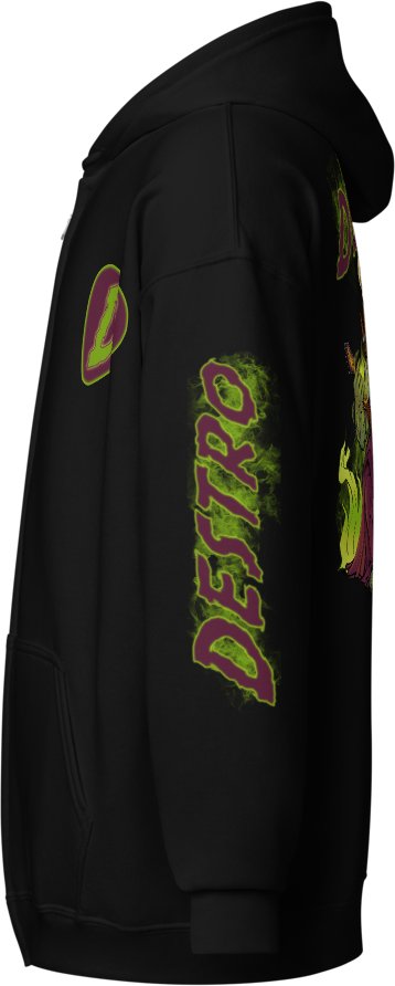 Zip Up Hoodie - Orc Warlock product image (7)