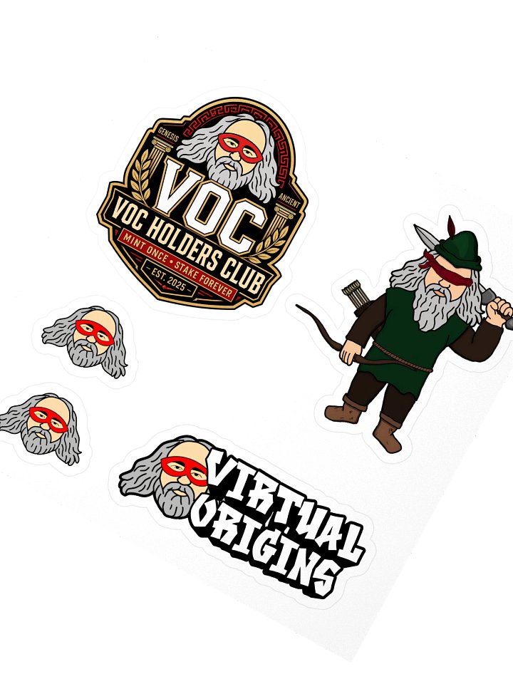 Nomad #4 - Silas the Blindforge - VOC Holders Club Sticker Pack product image (2)