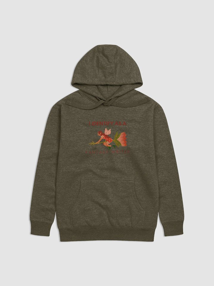 I Identify as a Fantasy Writer Military Green Unisex Hoodie product image (1)