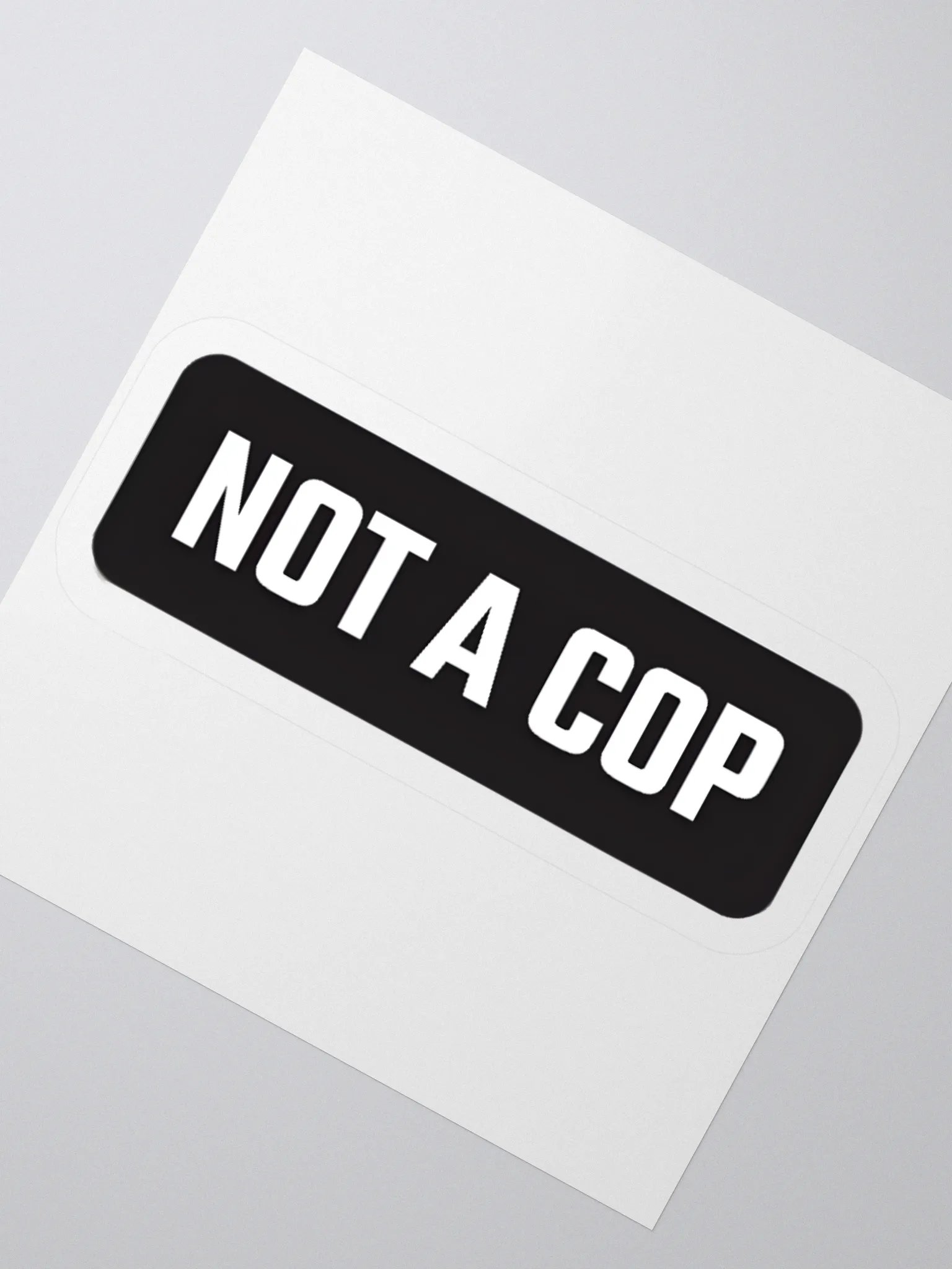 Not A Cop Sticker product image (2)