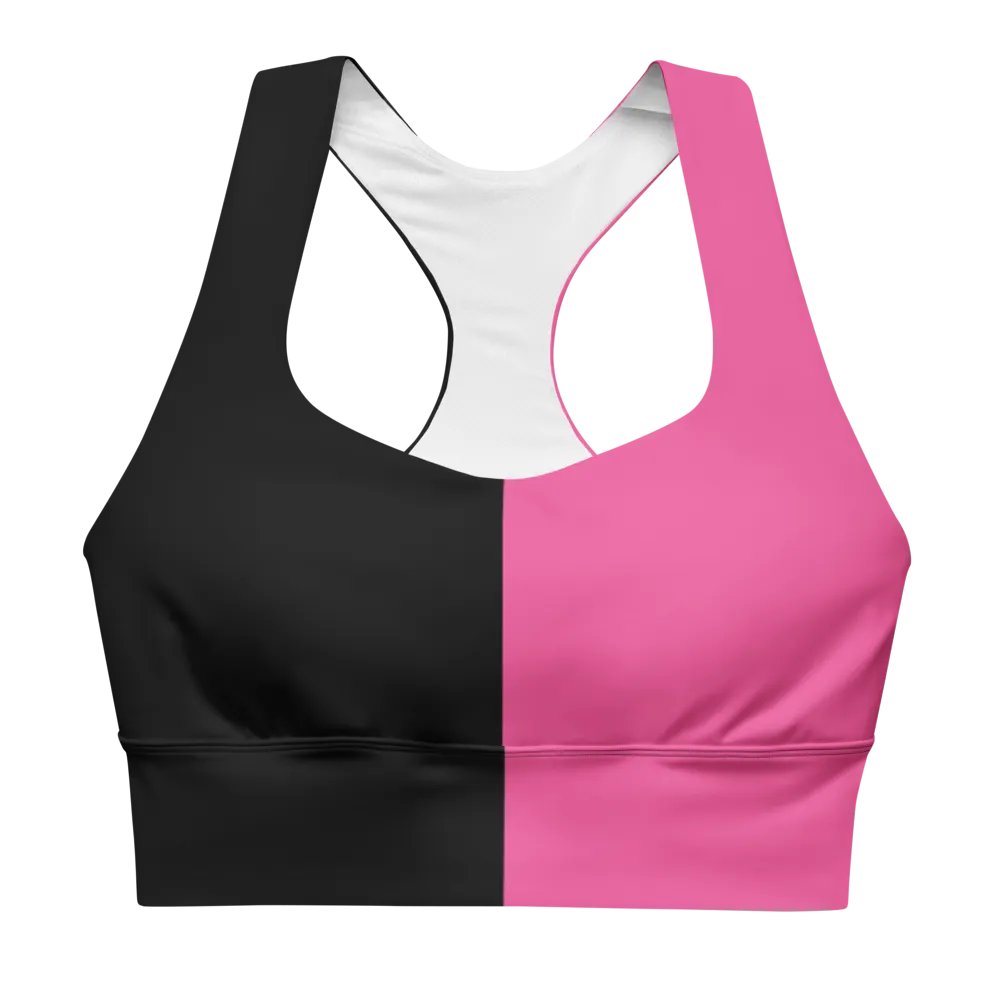 Black & Pink - Longline Sports Bra product image (4)