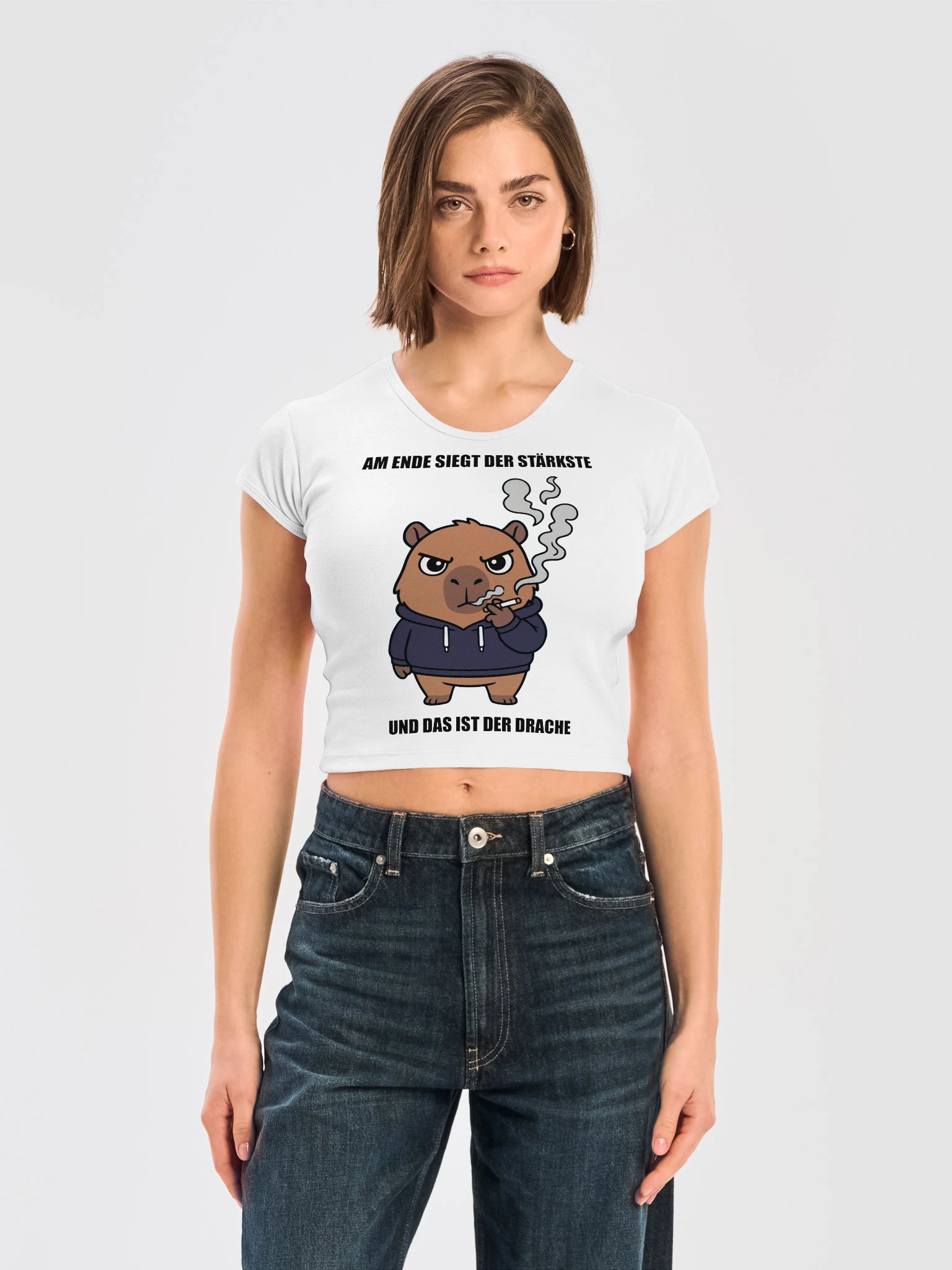 LA Apparel Womens Ribbed Baby Tee Crop Top product image (7)