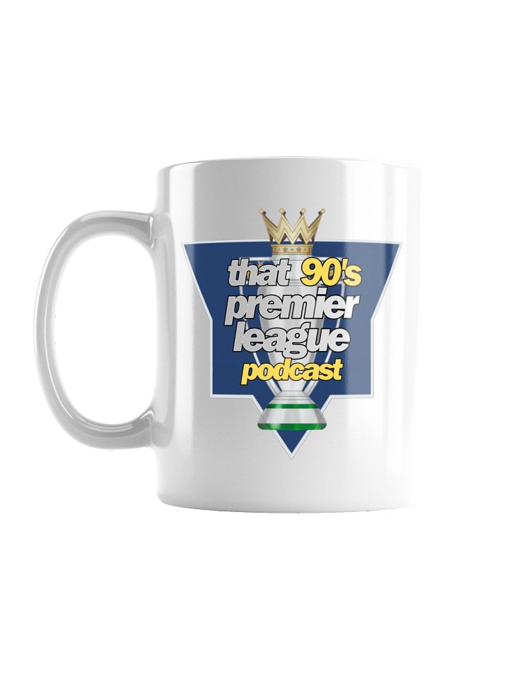 That 90’s Premier League Podcast Crest Mug product image (1)