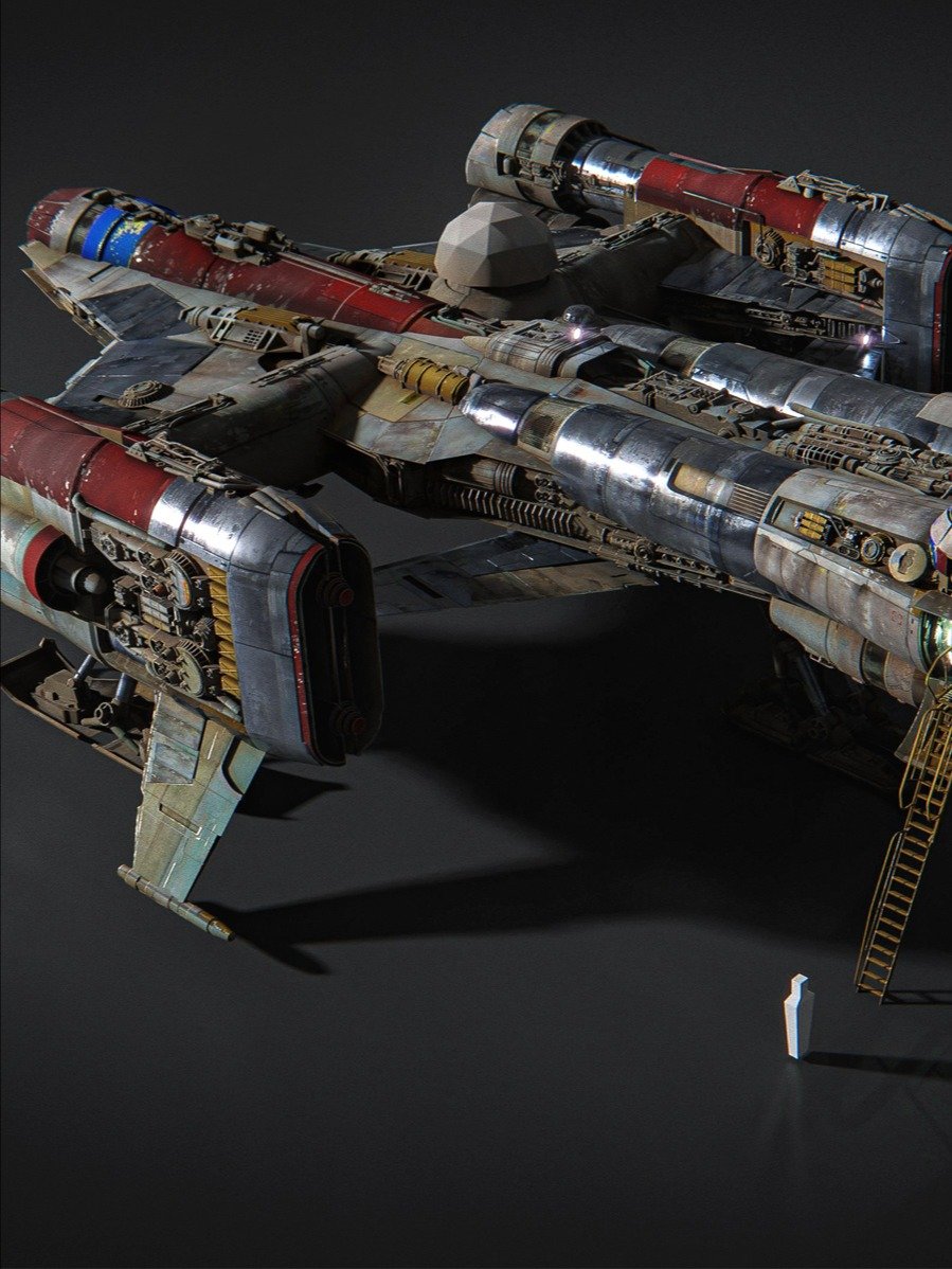 3D Model - Spaceship - Bounty Hunter Ship (Freelance License) product image (2)