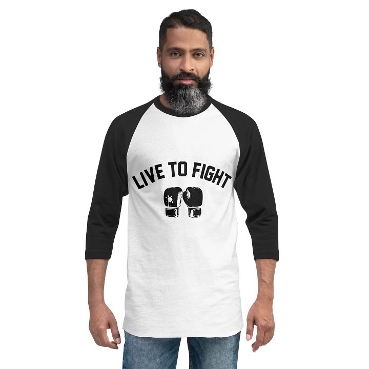 Live to fight Raglan tee product image (2)