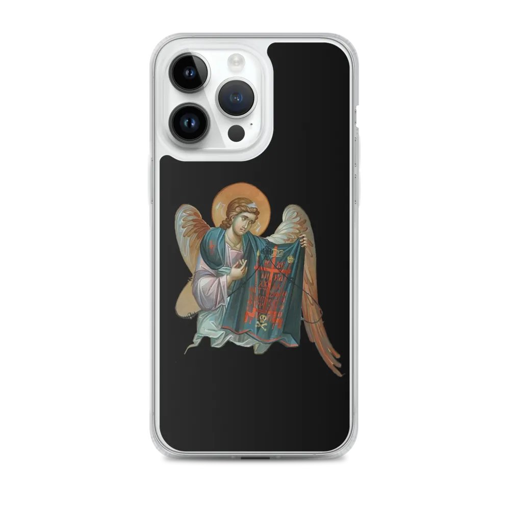 Angel Orthodox Schima Orthodox Christian Phone Case – Religious iPhone Cover, Faith Gift product image (1)