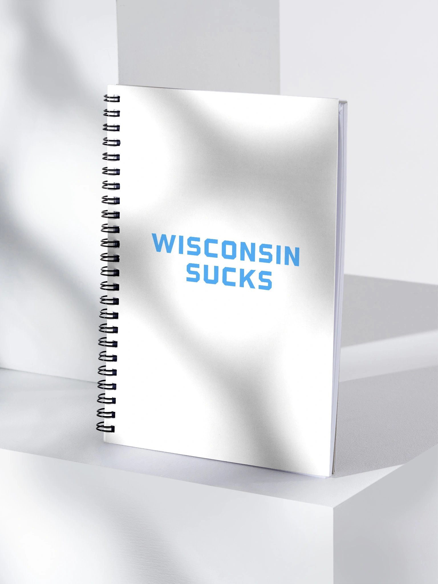 Wisconsin Sucks Spiral Notebook product image (4)