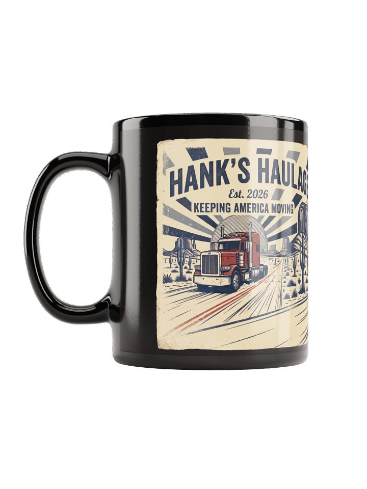 Hank’s Haulage Retro Trucking Mug product image (1)