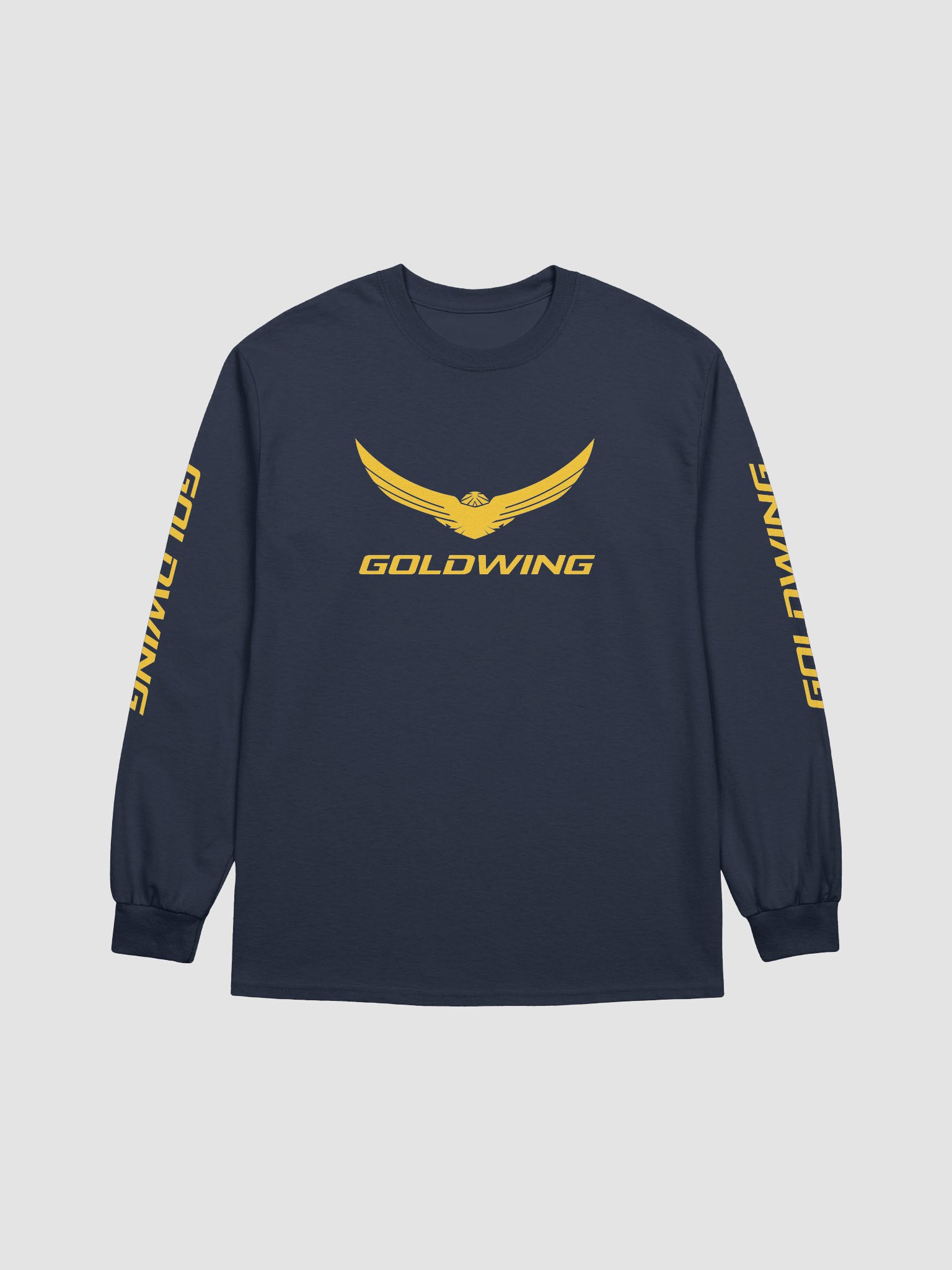 Gold Bird in Flight Long Sleeve T-Shirt product image (4)