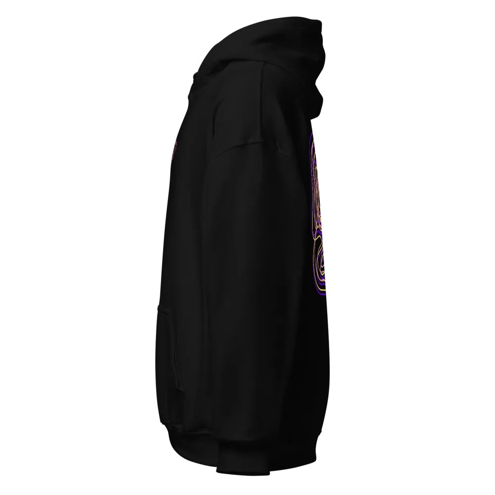 Vibrant Abstract Unisex Hoodie product image (21)